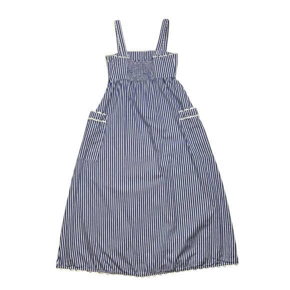 Tuckernuck Blue Stripe Georgia Dress XS Maxi Sleeveless Pockets Nautical Resort - Picture 14 of 15